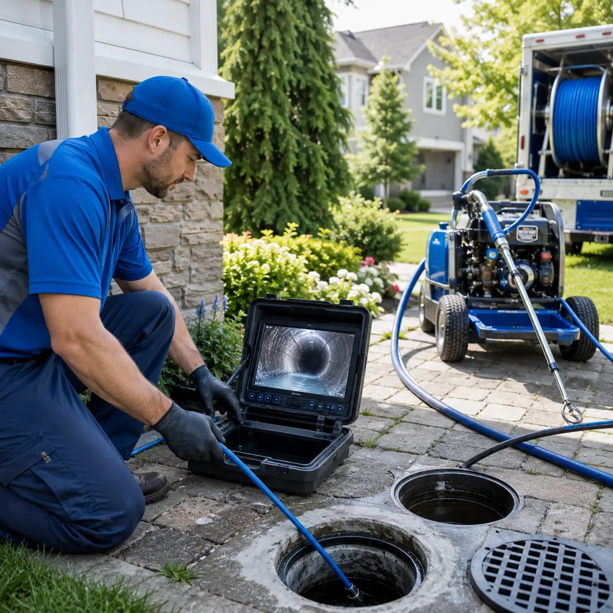 Outdoor drain cleaning professionals serving Ames, IA